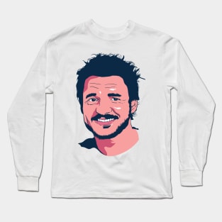 pedro pascal simple art Long Sleeve T-Shirt